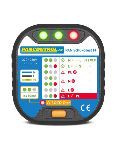 Probador de tomas pan Schukotest Fi Pancontrol