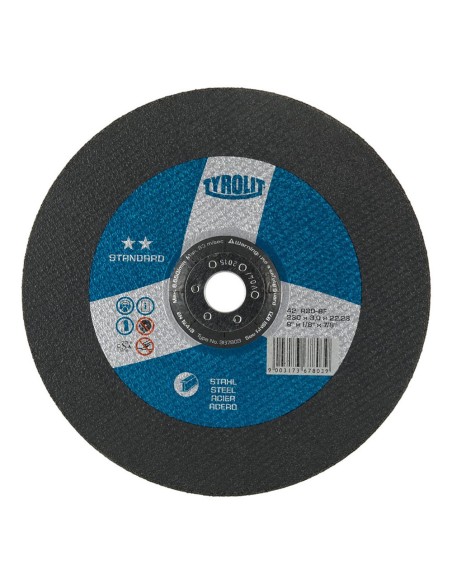 DISCO DE CORTE BOMBEADO 230x3x2223mm A30-S-BF TYROLIT