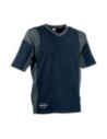 E3/80502 CAMISETA JAVA AZUL MARINO / GRIS OSCURO COFRA TALLA L