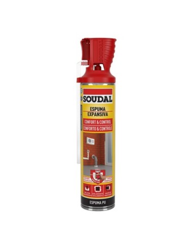 E3/96421 ESPUMA CONFORT AND CONTROL GENIUS 600ML 123921 SOUDAL