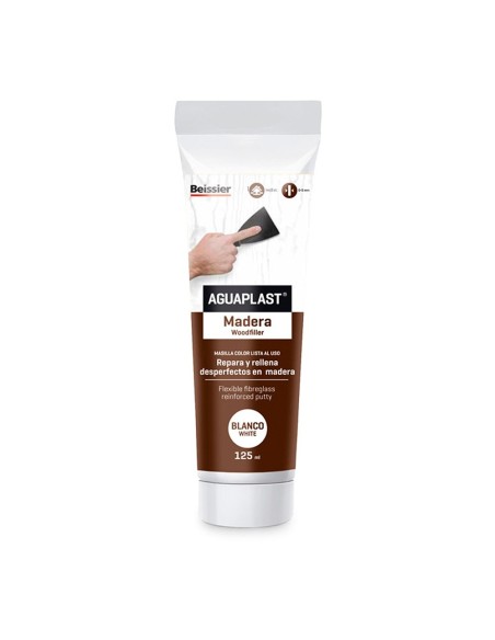 AGUAPLAST 24907 MASILLA PARA MADERA DE COLOR NOGAL OSCURO 125ML