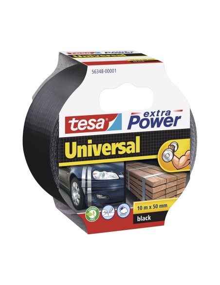 E3/47262 CINTA AMERICANA EXTRA POWER UNIVERSAL. 10m x 50mm NEGRA TESA