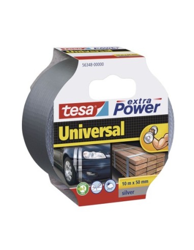 E3/47261 CINTA AMERICANA EXTRA POWER UNIVERSAL. 10m x 50mm PLATA TESA