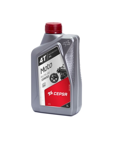 LUBRICANTE MOTO - MOTOCULTOR 1L. 4T RUTA 66 15W50 CEPSA