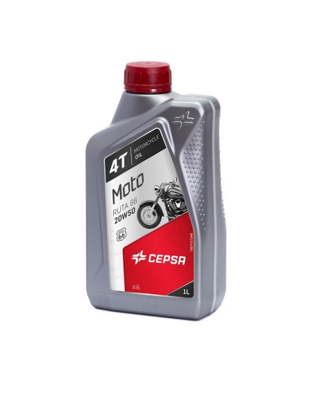 LUBRICANTE MOTO - MOTOCULTOR 1L. 4T RUTA 66 20W50 CEPSA