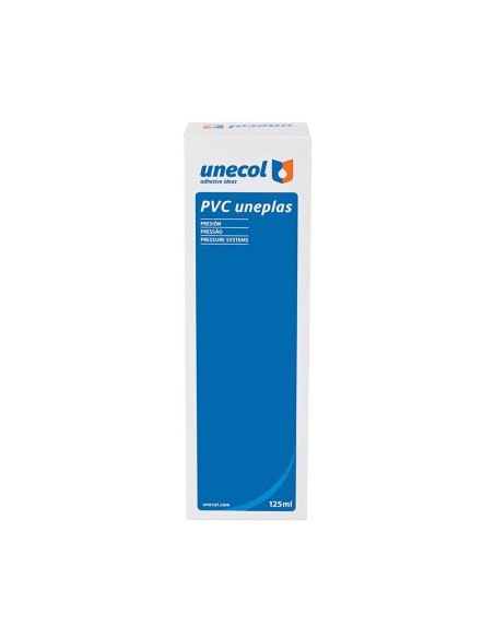 PVC UNEPLAS TUBO ALUMINIO 125ml ESTUCHE + DISPENSADOR A2026 UNECOL