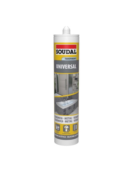 E3/96412 SILICONA UNIVERSAL TRANSLUCIDA 280ML 103183 SOUDAL