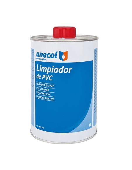 LIMPIADOR DE PVC BOTE METÁLICO 1L A205 UNECOL