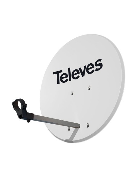 TELEVES 52020 ANTENA PARABOLICA DIAM.63CM OFFSET DISCO ALUMINIO COLOR BLANCO TELEVES