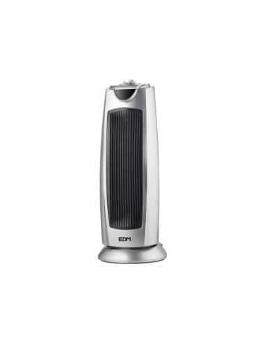 EDM 07209 CALEFACTOR DE TORRE CERAMICO OSCILANTE -  MODELO SILVER - 1000/2000W