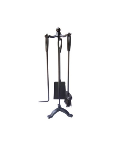 EDM 85752 KIT DE CHIMENEA NEGRO 3 PIEZAS