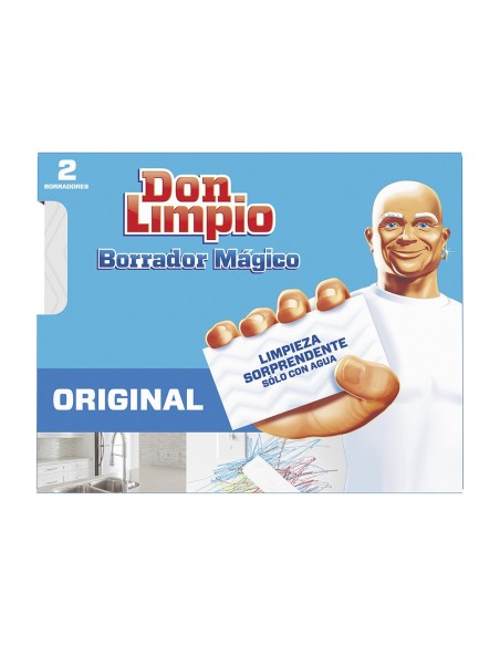 E3/95060 DON LIMPIO BORRADOR MAGICO 2 EN 1 CAJA 2UDS