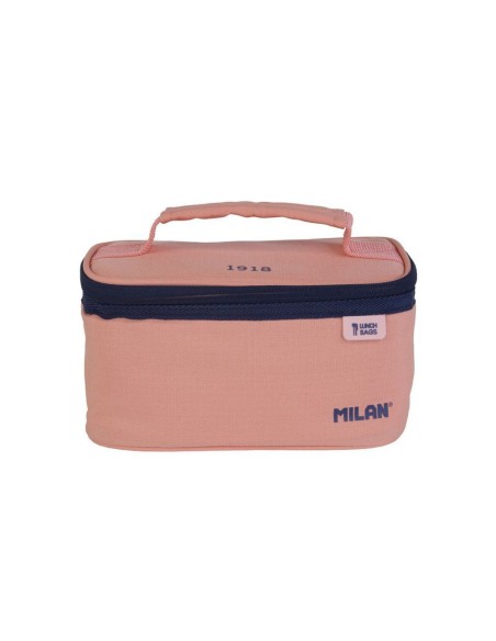 BOLSA ISOTÉRMICA PORTA ALIMENTOS PEQUEÑA CON 1 RECIPIENTE (15L) SERIE 1918 ROSA MILAN