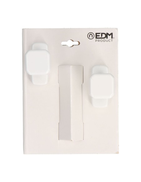 BLISTER POMO RECUPERABLE 6807 ALUMINIO BLANCO EDM