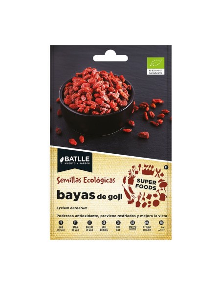 SOBRE DE SEMILLAS BAYA DE GOJI "SUPER FOODS" ECO 680002BOLS BATLLE