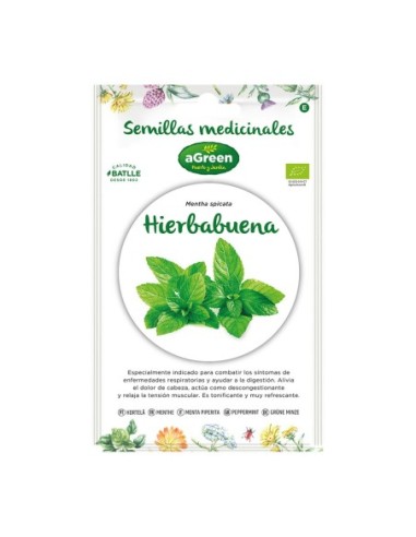 SOBRE DE SEMILLAS DE HIERBABUENA "MEDICINAL" ECO 857005BOLSH AGREEN