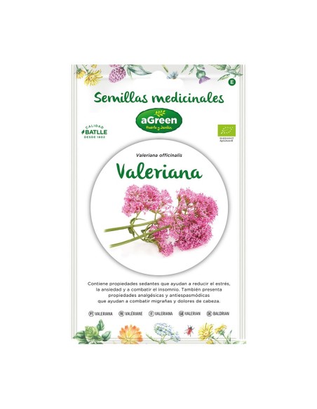 SOBRE DE SEMILLAS DE VALERIANA "MEDICINAL" ECO 857014BOLSH AGREEN