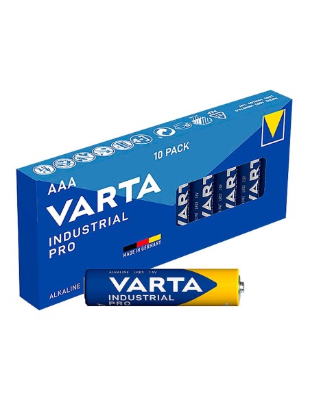 VARTA 38596 PACK 10 PILAS AAALR03  INDUSTRIAL PRO