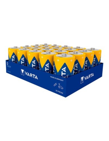 VARTA 38594 PACK 20 PILAS LR20 D INDUSTRIAL PRO