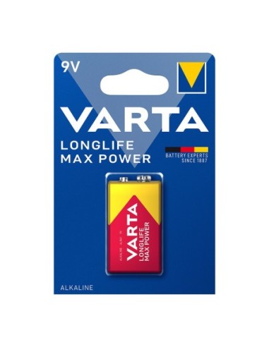 VARTA 38602 PILA LONG LIFE MAXPOWER 9V PACK 1 UNI