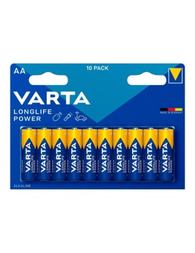 VARTA 38608 PILA LONG LIFE POWER AA LR06 PACK 10UNI