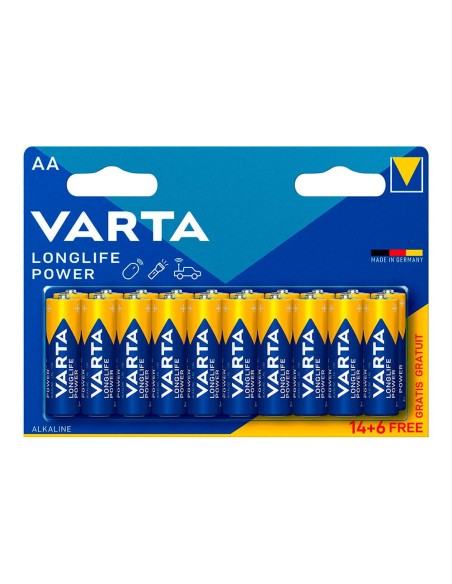 VARTA 38570 PILA HIGH ENERGY LR6 AA 1.5V PACK 14+6UNI