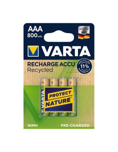 VARTA 38637 PILA RECARGABLE ACCU AAA LR03 800MAH PACK 4UNI