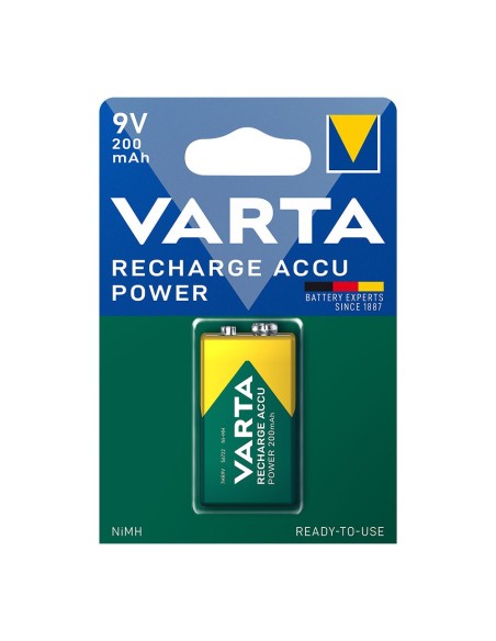 VARTA 38659 PILA RECARGABLE ACCUPOWER 9V 200MAH BLISTER 1UD