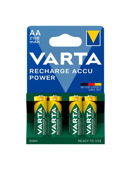 VARTA 38650 PILA RECARGABLE ACCUPOWER AA LR06 2100MAH PACK 4UNI