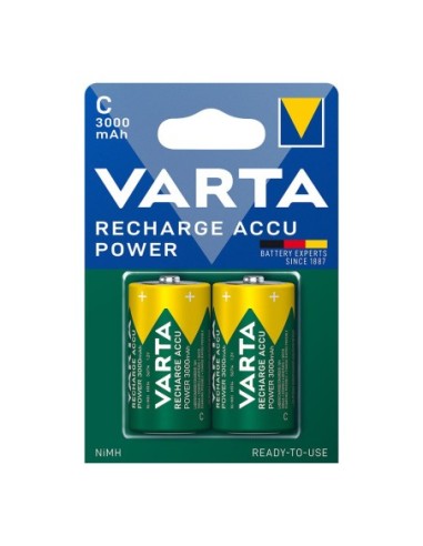 VARTA 38658 PILA RECARGABLE ACCUPOWER LR14 C 3000MAH PACK 2UNI