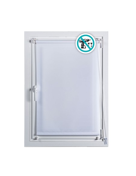 E3/68297 ESTOR ENROLLABLE CLIP&FIX 90x180cm BLANCO NIEVE