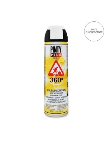 E3/96802 Pintura En Spray Pintyplus Tech 650Cc Marcador 360º Blanco T101