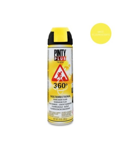 E3/96803 Pintura En Spray Pintyplus Tech 650Cc Marcador 360º Amarillo T146