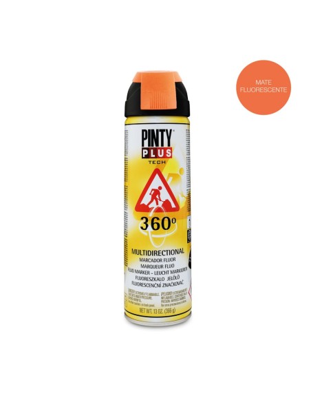 E3/96833 Pintura En Spray Pintyplus Tech 650Cc Marcador 360º Naranja T143