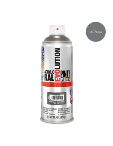 E3/96987 Pintura En Spray  Pintyplus Evolution Metalizada 520Cc Gris Mt156