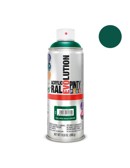 E3/96812 Pintura En Spray Pintyplus Evolution 520Cc Ral 6005 Verde Musgo