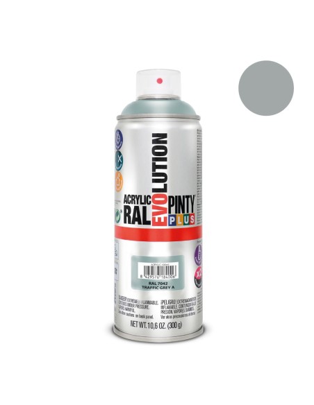 E3/96829 Pintura En Spray Pintyplus Evolution 520Cc Ral 7042 Gris Tráfico