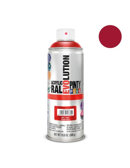 E3/96845 Pintura En Spray Pintyplus Evolution 520Cc Ral 3003 Rojo Rubí