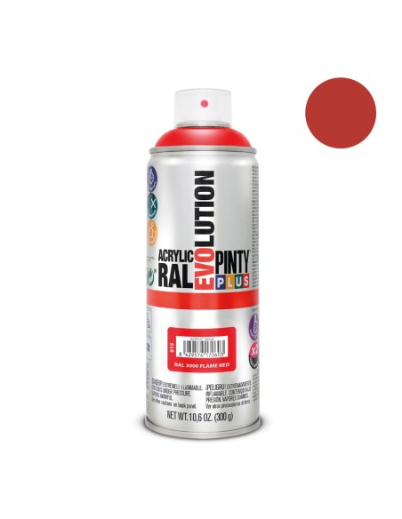 E3/96809 Pintura En Spray Pintyplus Evolution 520Cc Ral 3000 Rojo Vivo