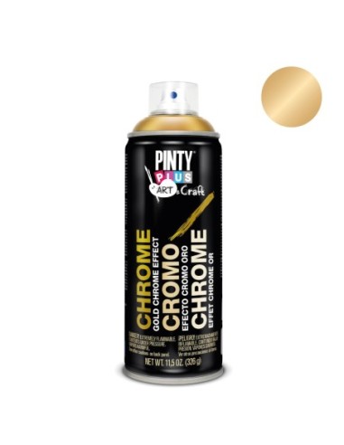 E3/96999 Pintura En Spray Pintyplus Art & Craft 520Cc Efecto Cromo Oro C151