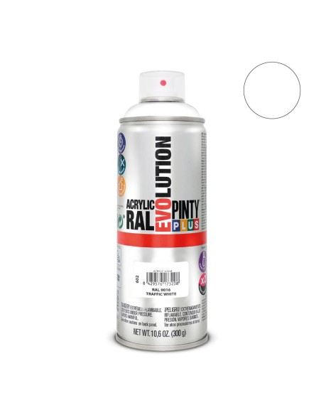 E3/96959 Pintura En Spray Pintyplus Tech 520Cc Electrodom. Blanco Ral 9016