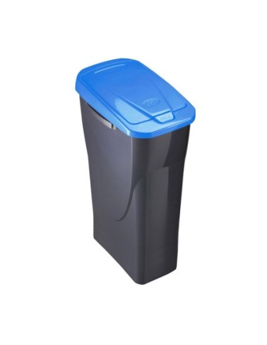 CUBO CON TAPA 15LT ECOBIN CON TAPA AZUL 42x31x20cm MONDEX