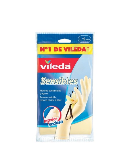 VILEDA 77685 GUANTES SENSIBLES TALLA L