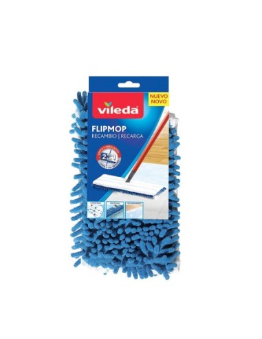 VILEDA 77690 RECAMBIO MOPA DE MICROFIBRAS FLIP MOP