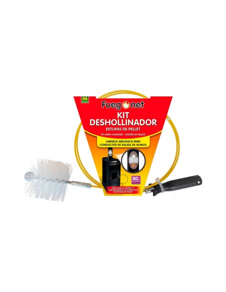 E3/85890 KIT DESHOLLINADOR - ESTUFAS DE PELLET Ø80mm 3m - FUEGONET MASSO