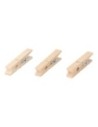 PACK 24 PINZAS DE MADERA 7CM EDM