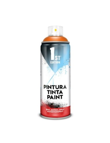 PINTURA EN SPRAY 1ST EDITION 520cc / 300ml / MATE / COLOR: NARANJA PELIGRO REF 645