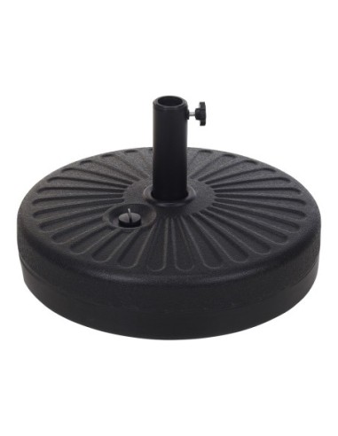 E3/75320 BASE DE PARASOL 22 l COLOR: NEGRO Ø51x12cm IPAE PROGARDEN