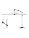 E3/81911 PARASOL EXCENTRICO ALTURA MAXIMA 3m Ø300cm COLOR: BLANCO