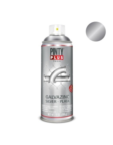 E3/96854 Spray Galvanizado En Frío Plata Pintyplus Tech